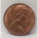 AUSTRALIA 1980 . TWO 2 CENTS COIN . FRILLED NECK LIZARD